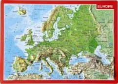 Europe. Europa, Reliefpostkarte von Georelief, Dresden