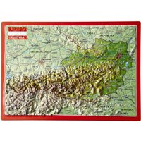 Reliefpostkarte Österreich