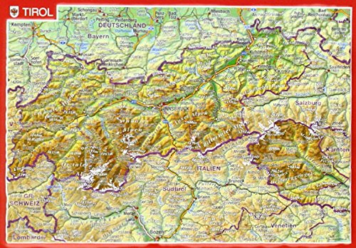 Reliefpostkarte Tirol
