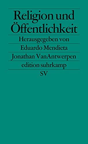 Religion und Öffentlichkeit (edition suhrkamp) von Suhrkamp Verlag AG
