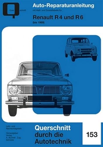 Renault R4 + R6 bis 1969: Reprint der 8. Auflage 1973 (Reparaturanleitungen) von bucheli