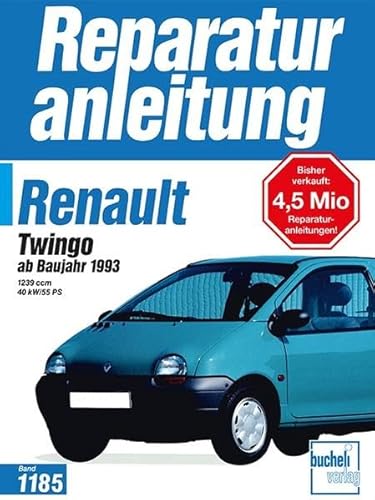 Renault Twingo: ab Baujahr 1993 - 1239 ccm, 40 kW/55 PS: 1239 cm, 40 k55 PS // Reprint der 6. Auflage 1995 (Reparaturanleitungen) von Bucheli