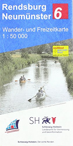Rendsburg - Neumünster 1 : 50 000: Wander- und Freizeitkarte 1:50 000 von Landesamt f.Vermessung