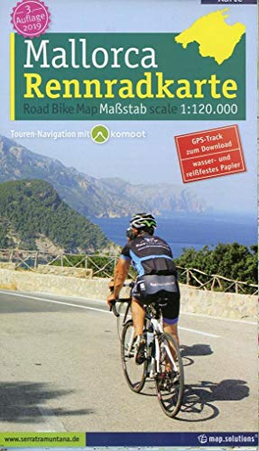 Rennradkarte Mallorca: Alle Rennradstrecken auf Mallorca: Alle asphaltierten Rennradstrecken