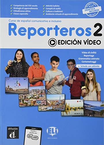 Reporteros. Edicion video. Per la Scuola media. Con e-book. Con espansione online (Vol. 2) von Difusion