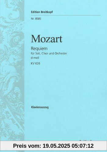 Requiem d-moll KV 626 - nach Eybler/Süßmayr vervollständigt von H.C. Robins Landon - Breitkopf Urtext - Klavierauszug (EB 8585)