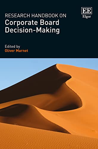 Research Handbook on Corporate Board Decision-making (Research Handbooks in Business and Management) von Edward Elgar Publishing Ltd