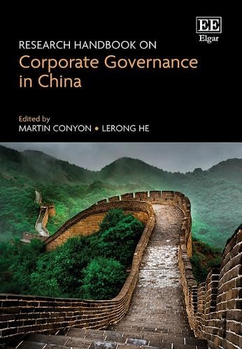Research Handbook on Corporate Governance in China (Research Handbooks in Business and Management series) von Edward Elgar Publishing Ltd