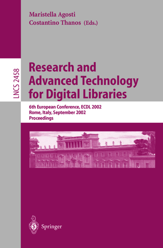 Research and Advanced Technology for Digital Libraries von Springer Berlin Heidelberg