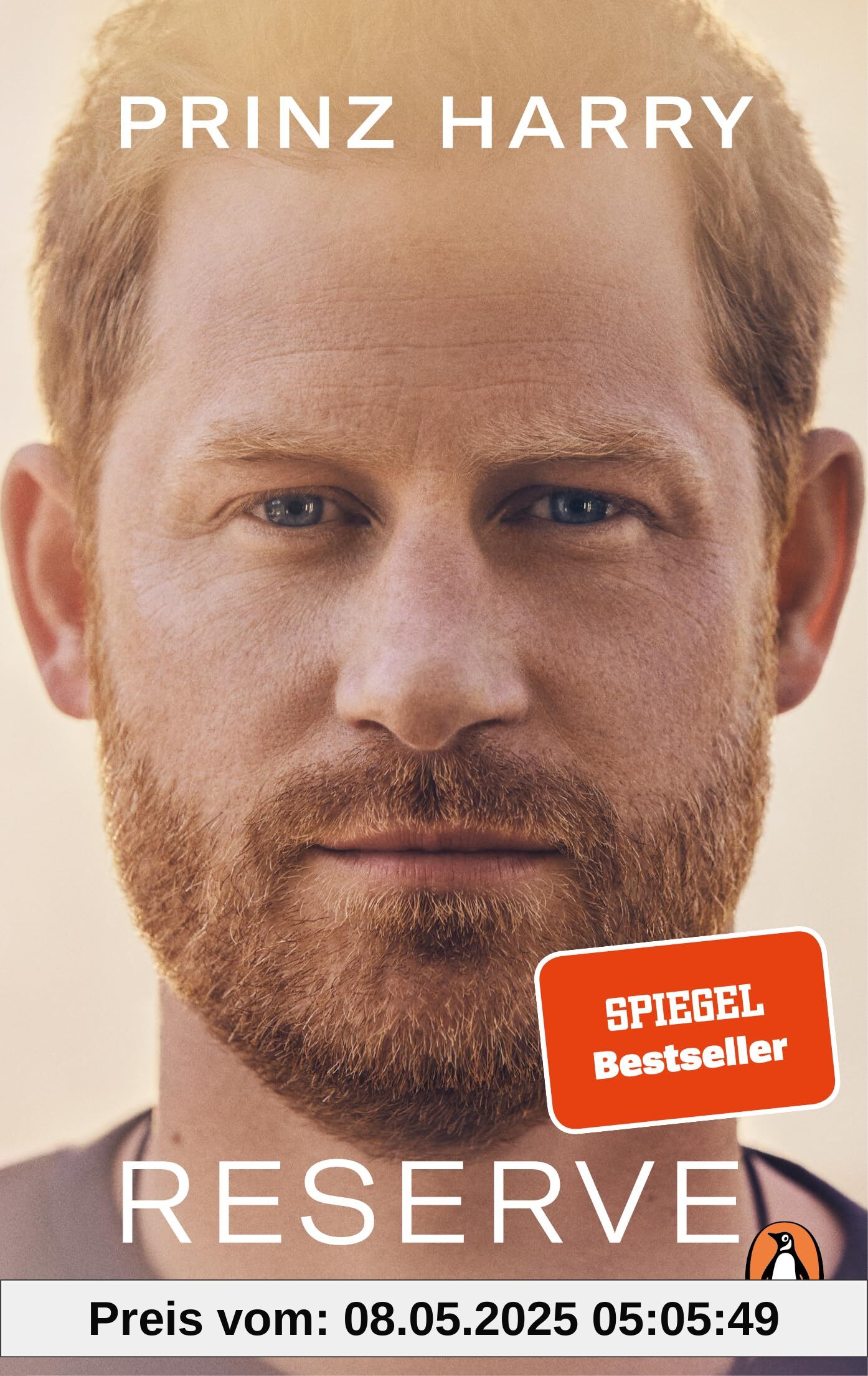 Reserve: Deutsche Ausgabe von »Spare« - Der SPIEGEL-Bestseller Nr. 1 jetzt im Taschenbuch! Reserve: Deutsche Ausgabe von »Spare« - Der SPIEGEL-Bestseller Nr. 1 jetzt im Taschenbuch!