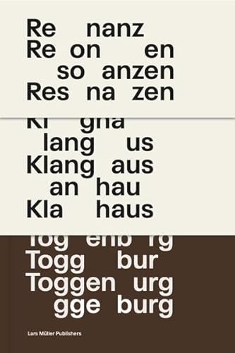 Resonanzen: Klanghaus Toggenburg von Lars Müller Publishers