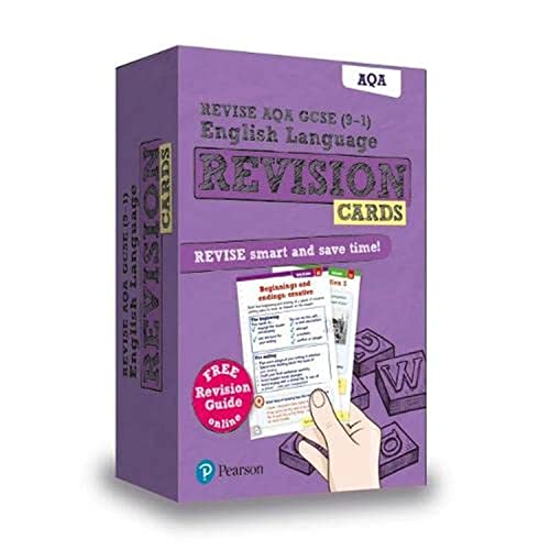 Revise AQA GCSE (9-1) English Language Revision Cards: with free online Revision Guide (Pearson Revise) von Pearson Education Limited
