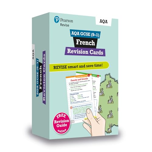 Revise AQA GCSE (9-1) French Revision Cards: with free online Revision Guide (Pearson Revise)