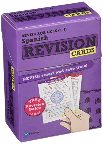 Revise AQA GCSE (9-1) Spanish Revision Cards: includes free online edition of revision guide (Revise AQA GCSE MFL 16) von Pearson Education Limited