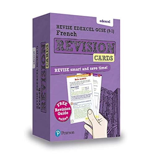 Revise Edexcel GCSE (9-1) French Revision Cards: with free online Revision Guide (Revise Edexcel GCSE Modern Languages 16) von Pearson Education Limited