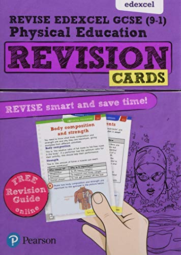 Revise Edexcel GCSE (9-1) Physical Education Revision Cards: with free online Revision Guide (Revise Edexcel GCSE Physical Education 16) von Pearson Education Limited