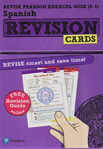 Revise Pearson Edexcel GCSE (9-1) Spanish Revision Cards: includes free online edition of revision guide (Pearson Revise) von Pearson Education