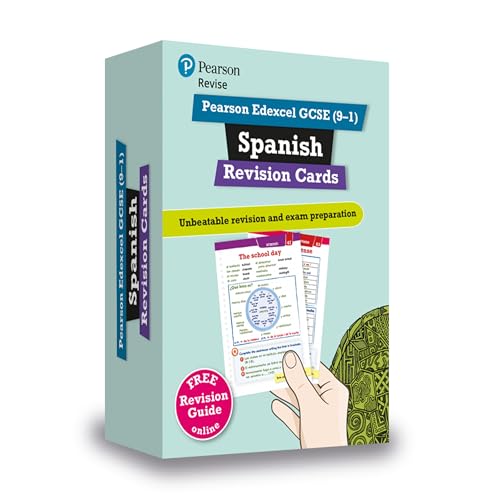 Revise Pearson Edexcel GCSE (9-1) Spanish Revision Cards: includes free online edition of revision guide (Revise Edexcel GCSE Modern Languages 16)