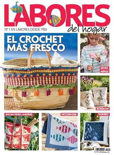 Revista Labores #776 | El crochet más fresco: Bolsas para labores, Sashiko y moda para niños (Cultura y Ocio) von RBA Libros