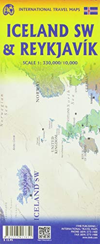 Reykjavik 1:10.000 & Island Südwest 1:330.000: Stadtplan Reykjavik, ITM Touristikkarte Südwest Island von International Travel Maps