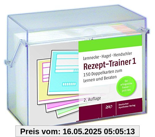 Rezept-Trainer 1: 150 Doppelkarten zum Lernen und Beraten Rezept-Trainer 1: 150 Doppelkarten zum Lernen und Beraten