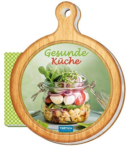 Rezeptbrettchen "Gesunde Küche": 13 x 16 cm (Geschenk-Kochbuch)