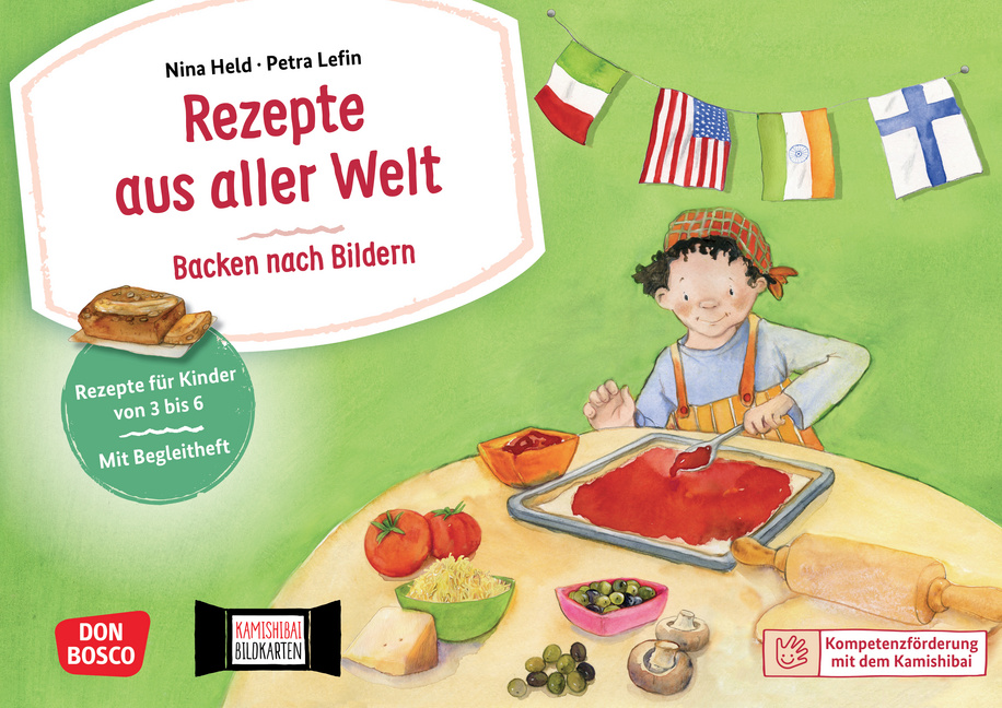 Rezepte aus aller Welt: Backen nach Bildern. Kamishibai Bildkartenset Rezepte aus aller Welt: Backen nach Bildern. Kamishibai Bildkartenset von Don Bosco Medien