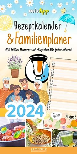 Rezeptkalender & Familienplaner 2024 Thermomix: Mit 87 neuen Thermomixrezepten von Lempertz Edition und Verlagsbuchhandlung