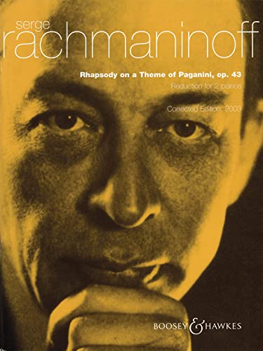 Rhapsody on a Theme of Paganini: Corrected Edition, 2003. op. 43. Klavier und Orchester. Klavierauszug. Rhapsody on a Theme of Paganini: Corrected Edition, 2003. op. 43. Klavier und Orchester. Klavierauszug.