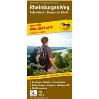 RheinBurgenWeg Wanderkarte 1 : 25 000