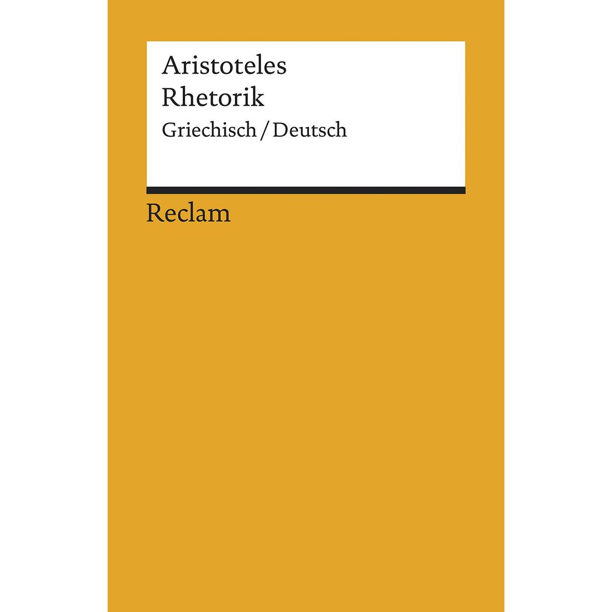 Rhetorik von Reclam Philipp Jun.