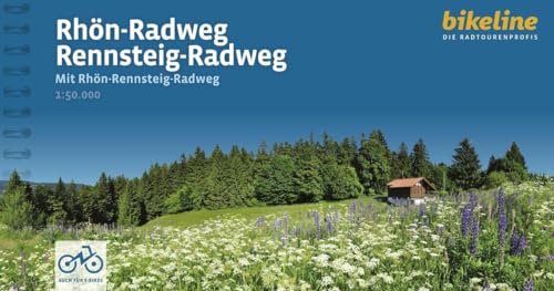 Rhön-Radweg • Rennsteig-Radweg: Mit Rhön-Rennsteig-Radweg, 465 km, 50.000, GPS-Tracks, LiveUpdate (Bikeline Radtourenbücher) von Esterbauer
