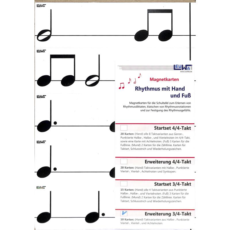 Rhythmus mit Hand und Fuss - Erweiterung 3/4 Takt