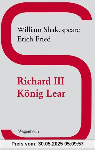 Richard III / König Lear Richard III / König Lear