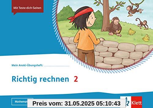 Richtig rechnen 2: Übungsheft Klasse 2 (Mein Anoki-Übungsheft)