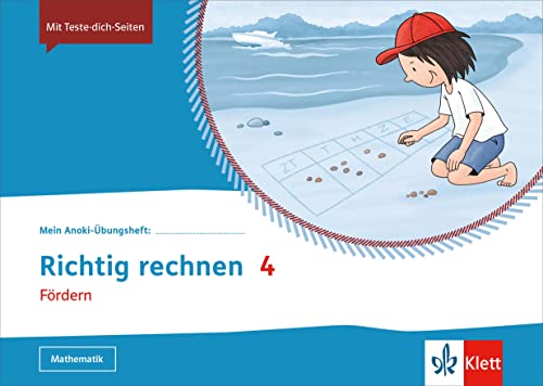 Richtig rechnen 4. Fördern: Übungsheft Klasse 4 (Mein Anoki-Übungsheft)