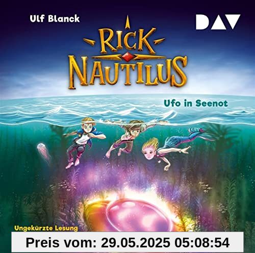 Rick Nautilus – Teil 5: Ufo in Seenot: Ungekürzte Lesung mit Musik mit Oliver Rohrbeck (2 CDs)