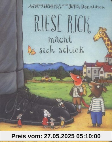 Riese Rick macht sich schick: Vierfarbiges Pappbilderbuch