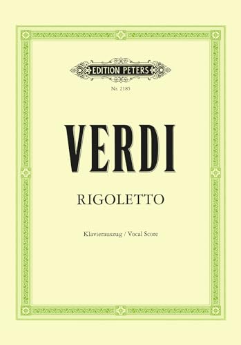 Rigoletto (deutsch/italienisch), Klavierauszug