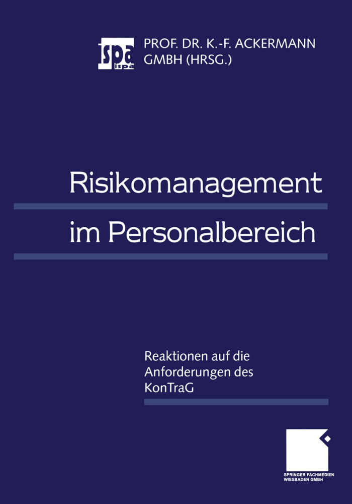 Risikomanagement im Personalbereich von Gabler Verlag