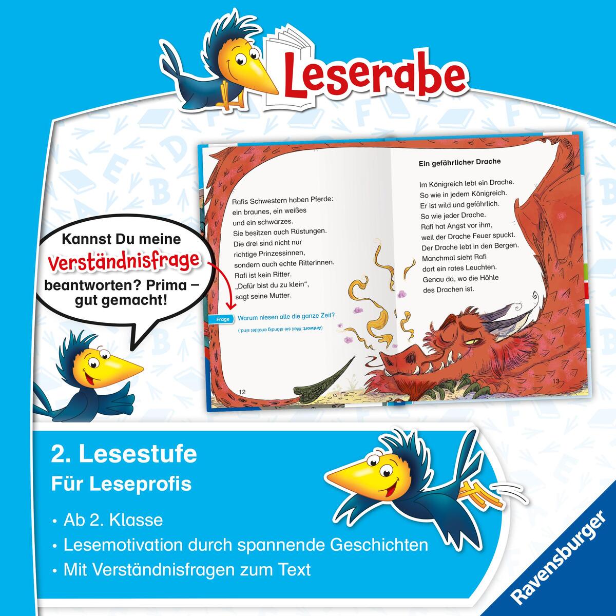 Leserabe 2. Lesestufe - Ritter Rafi und das Feuer des Drachen Leserabe 2. Lesestufe - Ritter Rafi und das Feuer des Drachen von Ravensburger Verlag