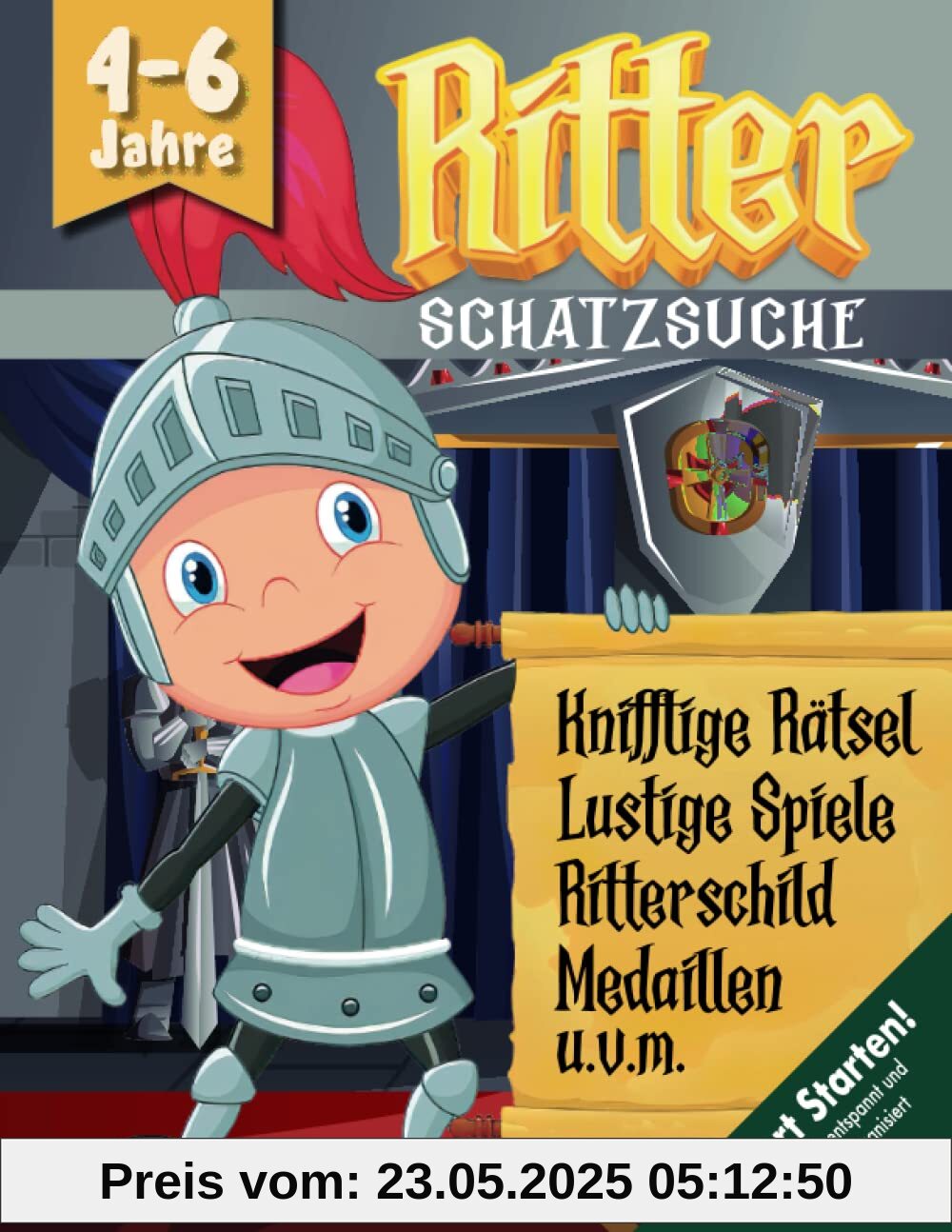 Ritter Schnitzeljagd Schatzsuche Kindergeburtstag 4-6 Jahre: Die Mission der mutigen Ritter der Geburtstagsrunde - Mutig gegen Ungerechtigkeit - Erobert die Schätze zurück! (Bravo Schatzsuche)