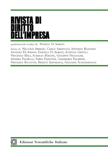 Rivista di diritto dell'impresa (2021) (Vol. 2) von Edizioni Scientifiche Italiane