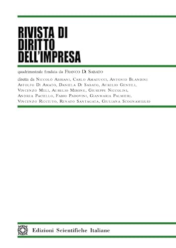 Rivista di diritto dell'impresa (2021) (Vol. 3) von Edizioni Scientifiche Italiane