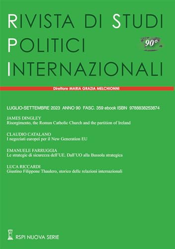 Rivista di studi politici internazionali (2023) (Vol. 3) von Studium