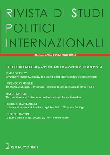 Rivista di studi politici internazionali (2024) (Vol. 4) von Studium