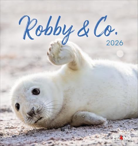 Robby & Co. Postkartenkalender 2026: Robben und Seehunde in natürlicher Umgebung in einem kleinen Kalender. Postkarten-Fotokalender für Tierfreunde ... oder Aufhängen (Postkartenkalender Eiland) von Eiland