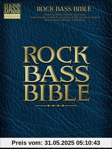 Rock Bass Bible Bass Recorded Versions Bgtr BK (Bible (Hal Leonard))