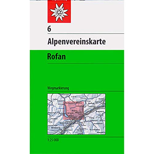 Rofan: Topographische Karte 1:25.000 mit Wegmarkierungen (Alpenvereinskarten, Band 6)