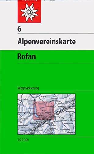 Rofan: Topographische Karte 1:25.000 mit Wegmarkierungen (Alpenvereinskarten, Band 6)